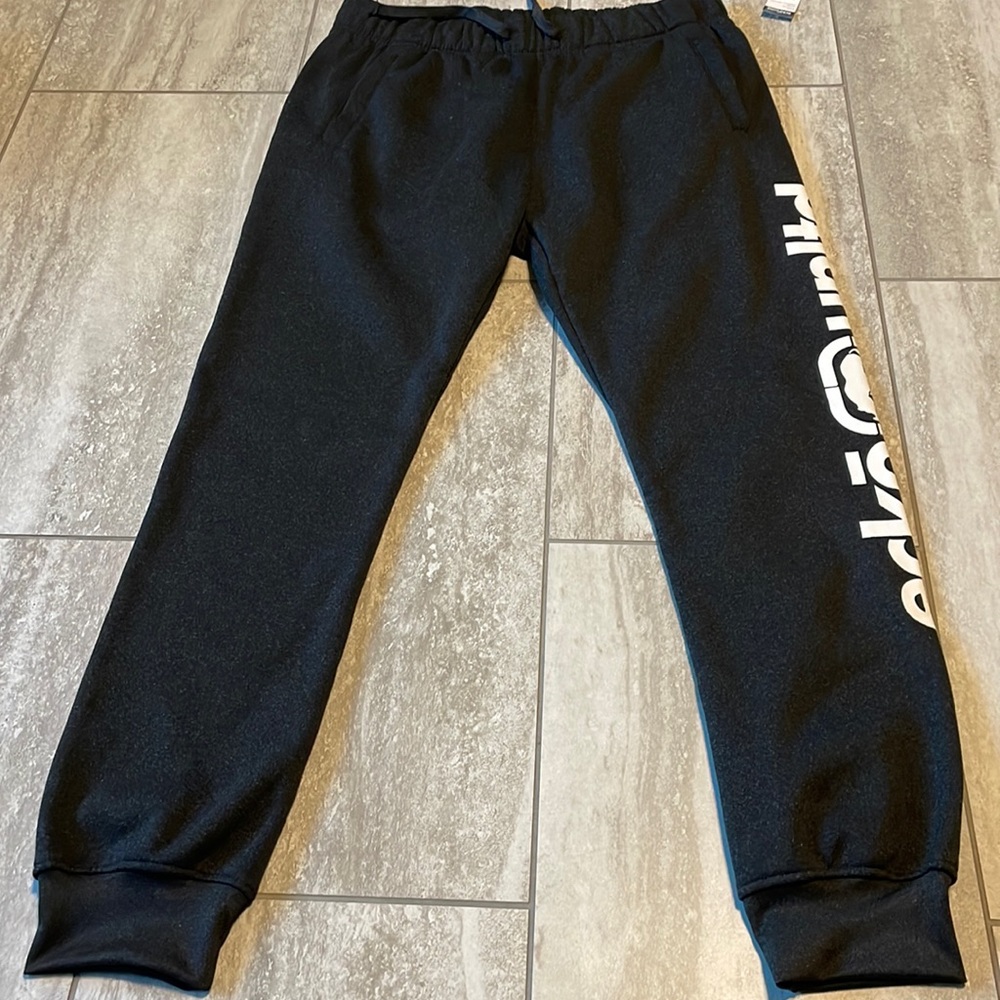 Echo Unlimited charcoal Heather,fleece sweatpants Large